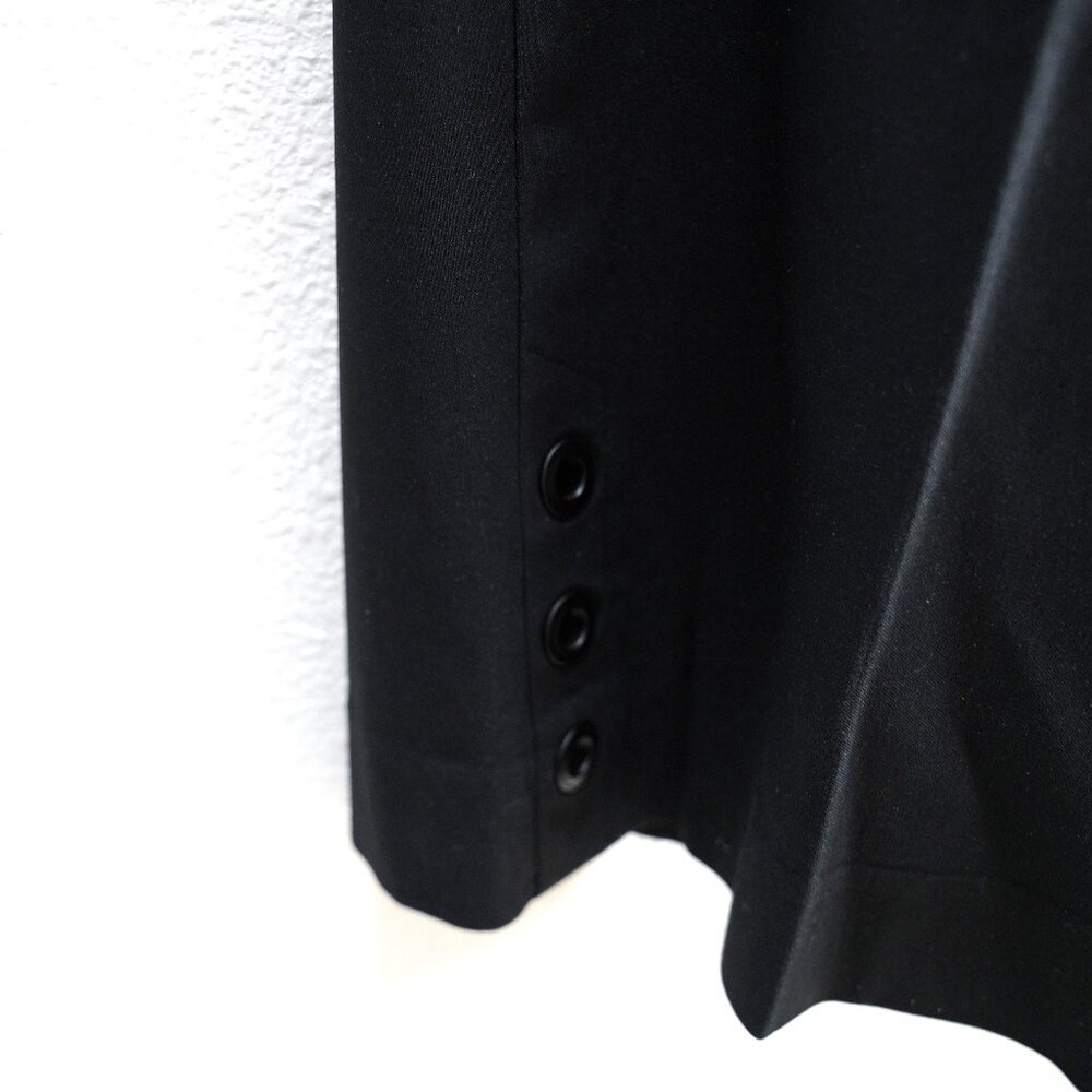 Chico's Black Brigitte Grommet Wide Leg Pants size 3 NWOTS - Picture 5 of 7